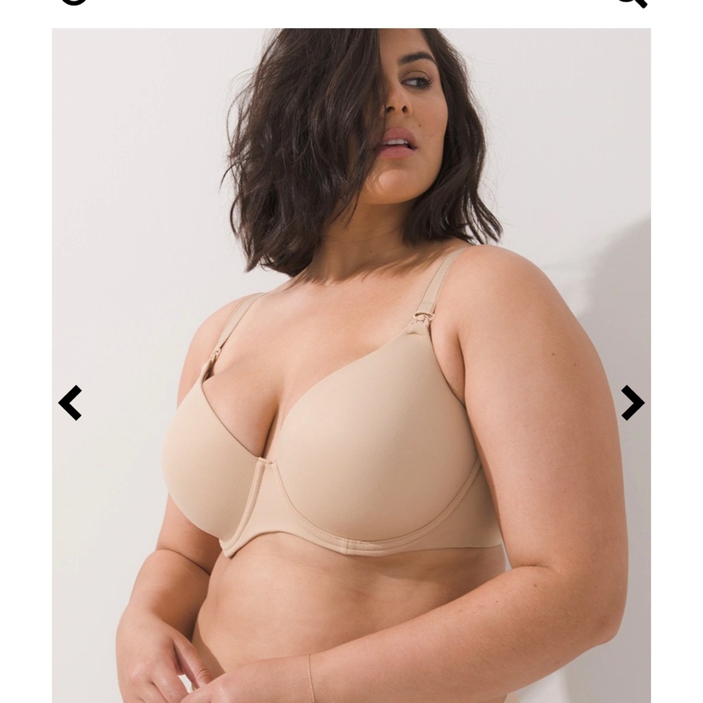 Soma EMBRACEABLE Perfect Coverage Contour Nursing Bra nude 36DD